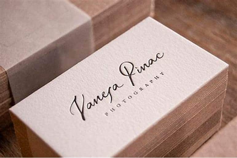 100 Tarjetas de visita personalizadas